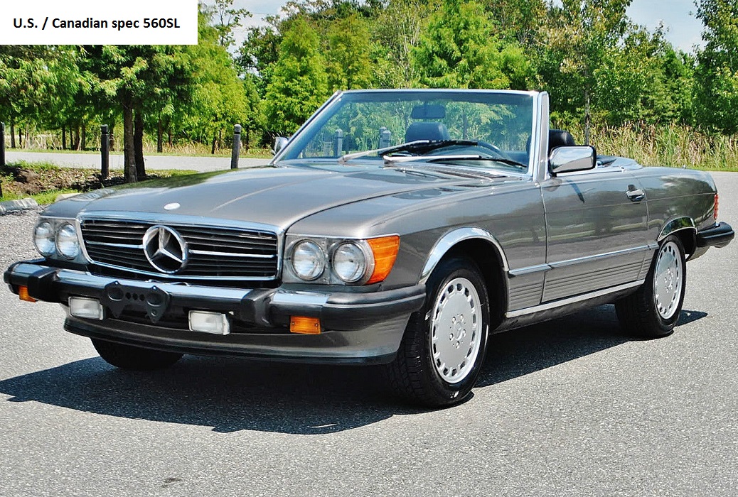 Info Guide 1986 1989 Mercedes R107 560sl Classicregister